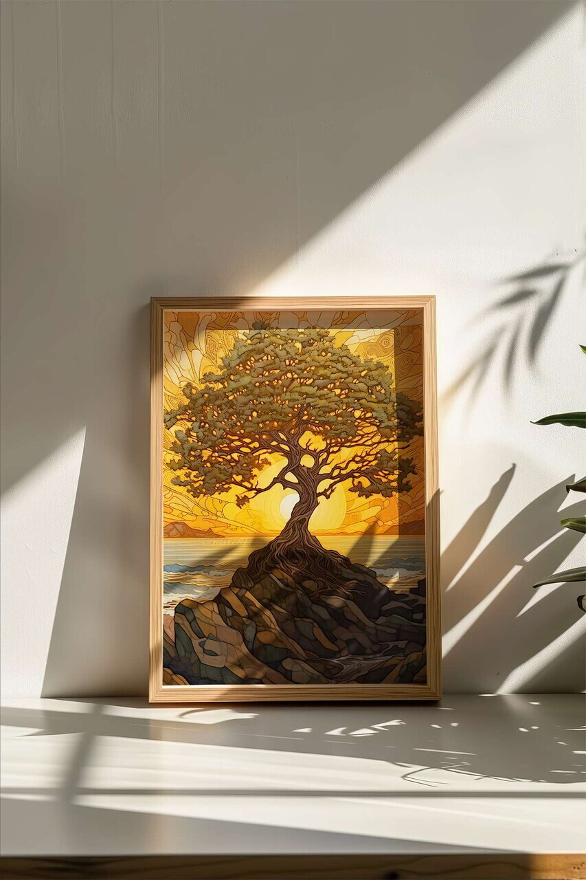 Tablou decorativ, Mscartmdl36, MDF, Multicolor — imaginea 3