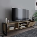 Comoda TV, Zena Home, Mila, Oud Stejar / Negru