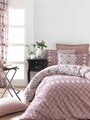 Lenjerie de pat dubla Alize, Pearl Home, 4 piese, 220x240 cm, bumbac ranforce, roz