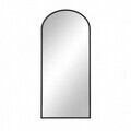 Oglinda Cheval, Hanah Home, Oval 80x180, 80x180x1.5 cm, Negru