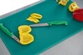 Cutit profesional pentru decojit, Cooking by Heinner, 8 cm, inox, verde