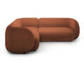 Coltar stanga 4 locuri, Kate, Micadoni, 252x220x76 cm, tesatura boucle, teracota