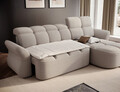 Coltar extensibil dreapta 3 locuri ELTAP, Beneth, 301x185x115 cm, lemn/poliester, bej