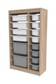 Dulap multifunctional, Estella, Montana Xs 2D4N8U, Sonomo Alb / Gri