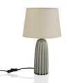 Lampa de masa Grey Sinaola, Versa, Ø22x38 cm, ceramica