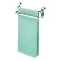 Suport de prosope pentru usa Axis Double, iDesign, 23x9x8.2 cm, otel