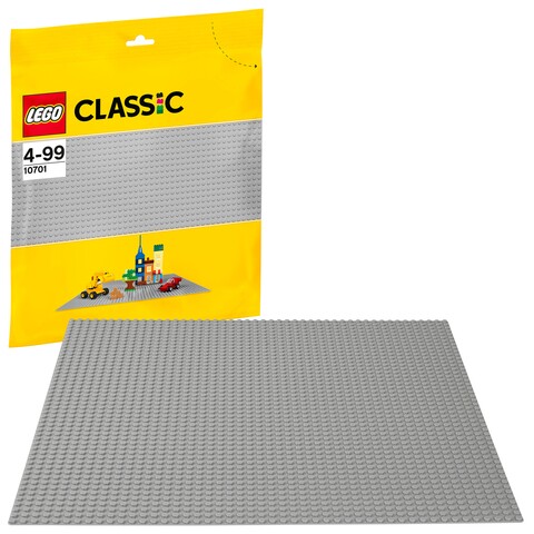 Placa de baza pentru piese LEGO 10701, plastic, gri