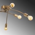 Lustra, Banana - 1141, Tatum, 67 x 67 x 25 cm, 6 x E27, 40W, aramiu antic