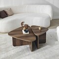Set masuta de cafea, Neostill, Ballare Set, Maro