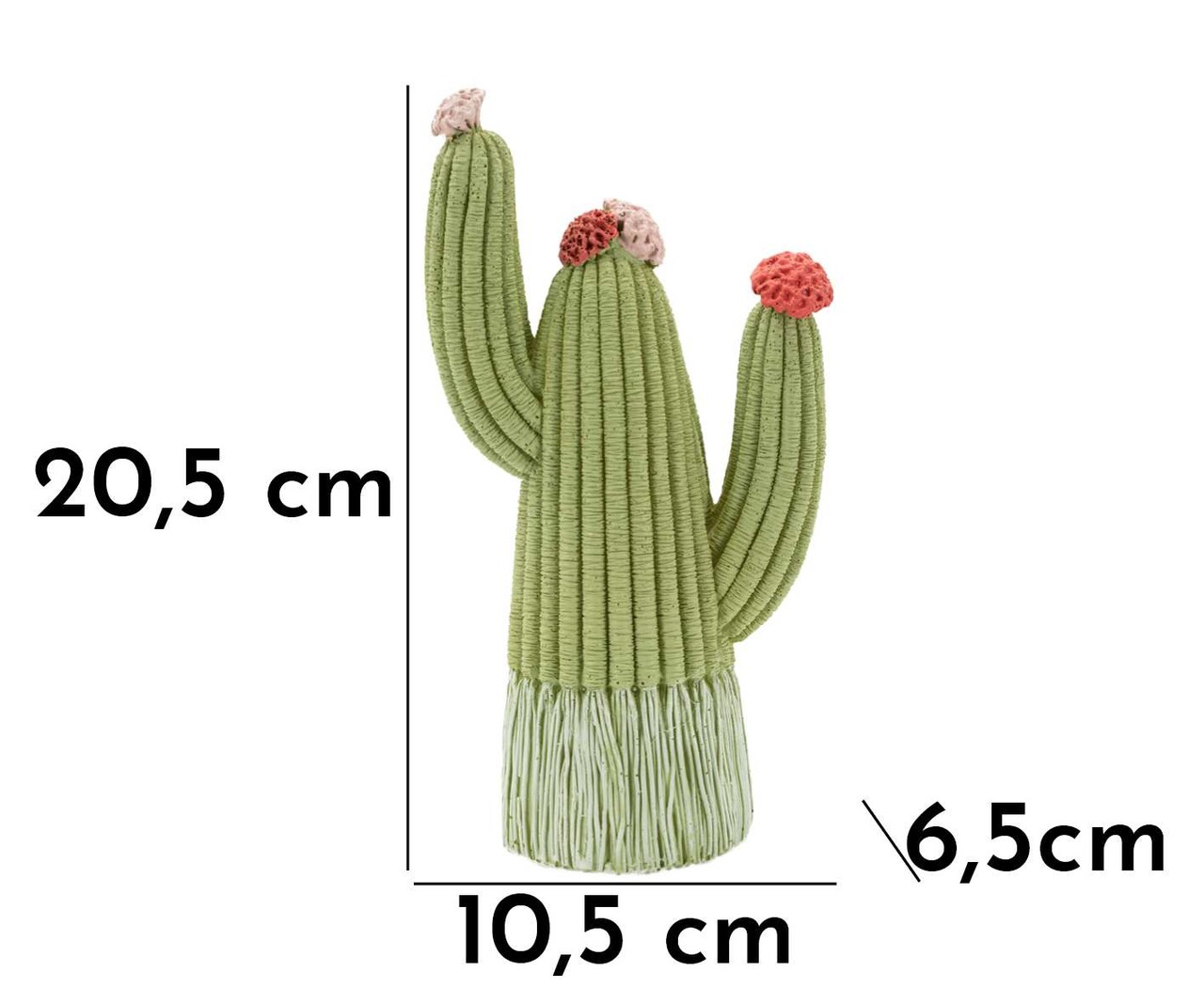 Figurina /sculptura decorativa Cactus, Mauro Ferretti, 10.5x6.5x20.5 cm, polirasina, multicolor - 1 | YEO