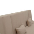 Canapea extensibila 3 locuri Tiko, Pakoworld, 200x85x90 cm, textil, bej