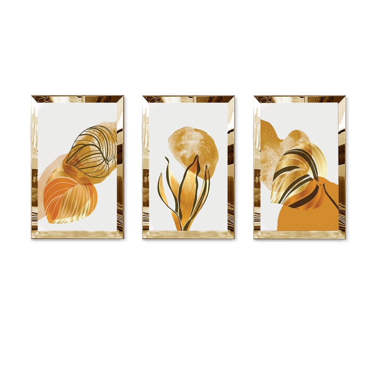 Vopsea decorativă MDF-Plexiglas (3 Pieces), Huhu399, Ramă: 100% plexiglas , Multicolor - view 2