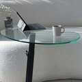 Masuta de cafea, Neostill, Fagioli, 70x75x40 cm, Negru