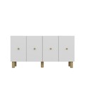 Consola, Olivia, Mono KB150 Bohem, Stejar Safir / Alb