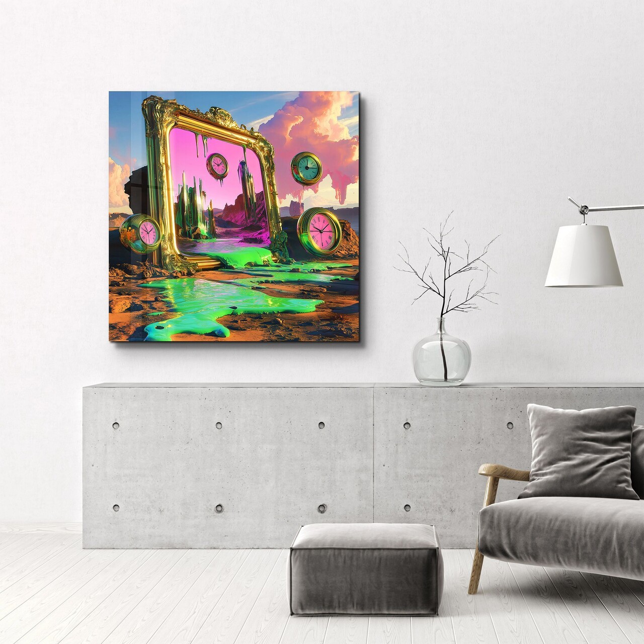 Tablou decorativ, SPK-3003, Dimensiune: 40 x 40 cm, Multicolor - view 3