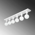 Lustra, Fulgor, 942FLG2501, Metal, Alb