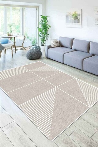 Covor, CLR-7350-Vizon-43, 120x200 cm, Poliester, Bej
