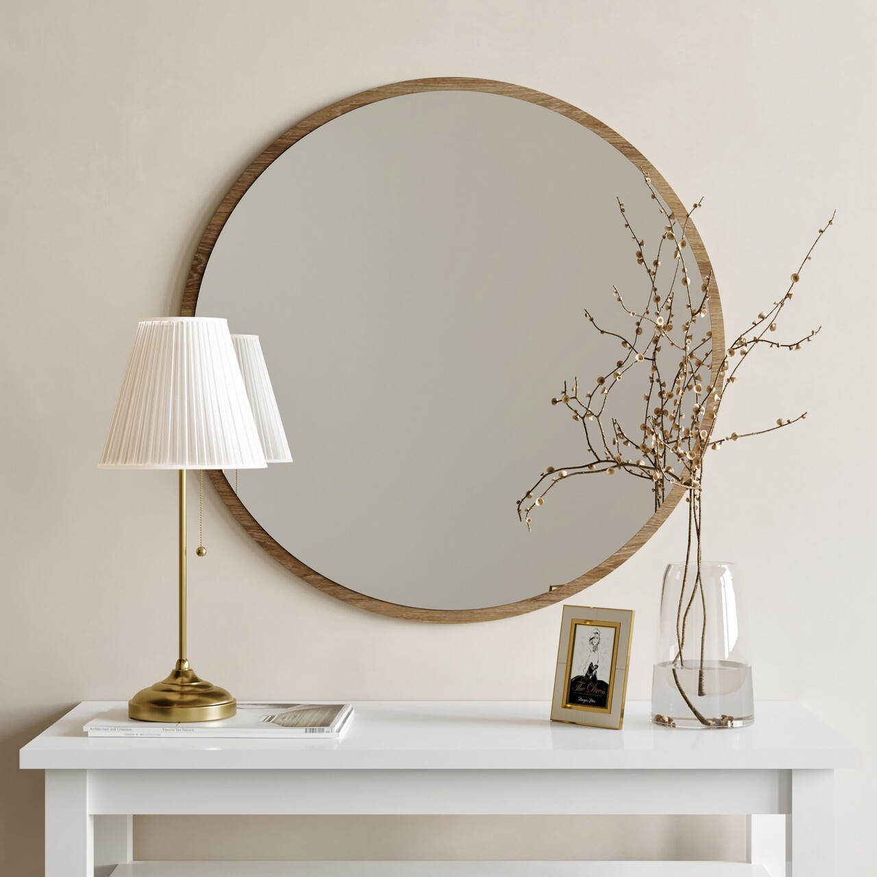 Oglinda Decorativa Ayna, Neostill, 60 Cm, Maro