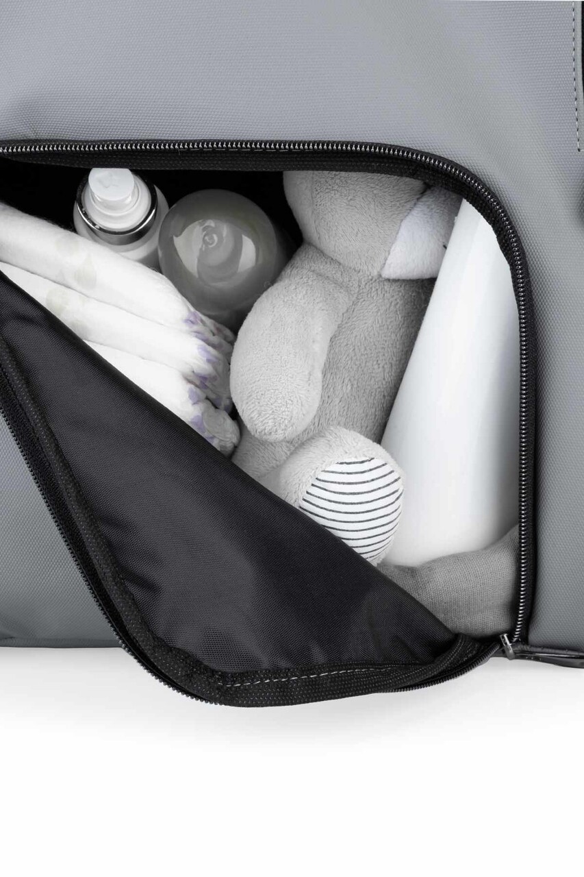Ghiozdan multifunctional pentru mamici, Wallxpert, Luxella, Gri - imagine 8