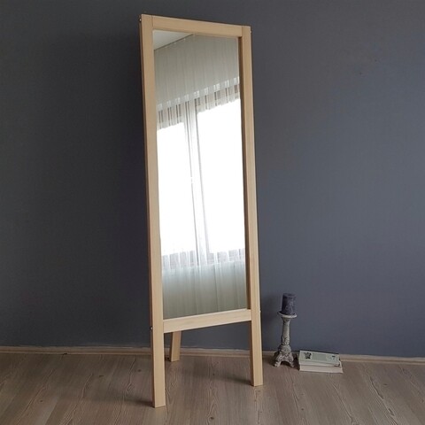 Oglinda de podea Cheval A41, Neostill, 55 x 3.2 x 170 cm, lemn masiv, walnut 170