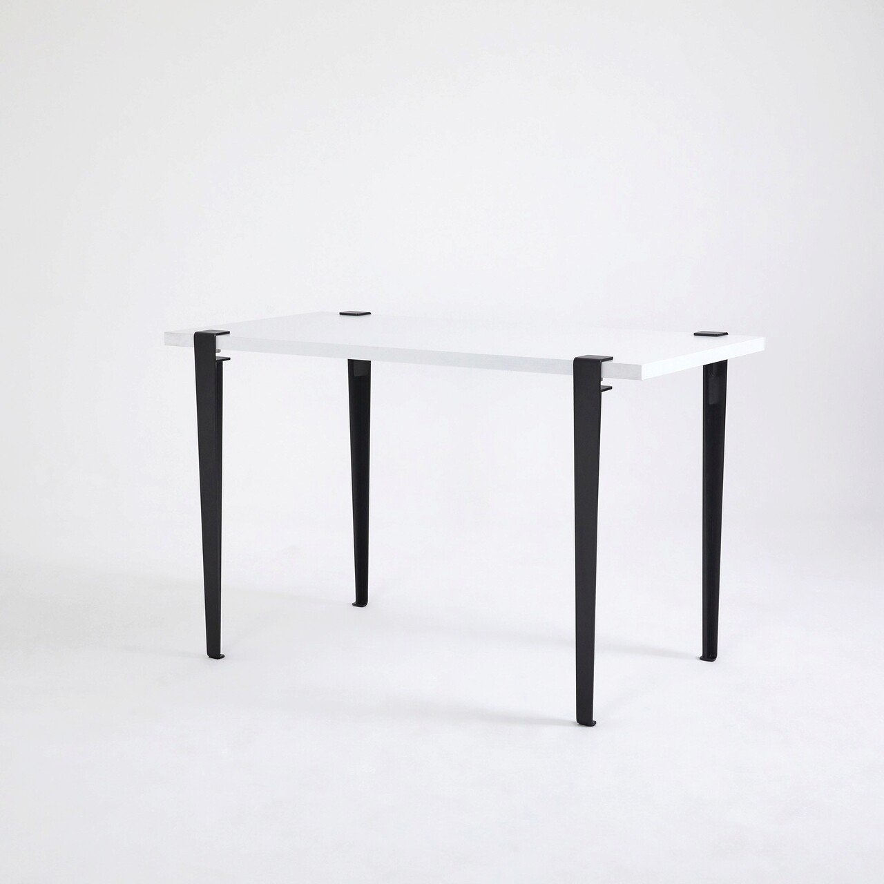 Masa, Logg, Eurotas, 120x75x60 cm, Alb/Negru - 2 | YEO