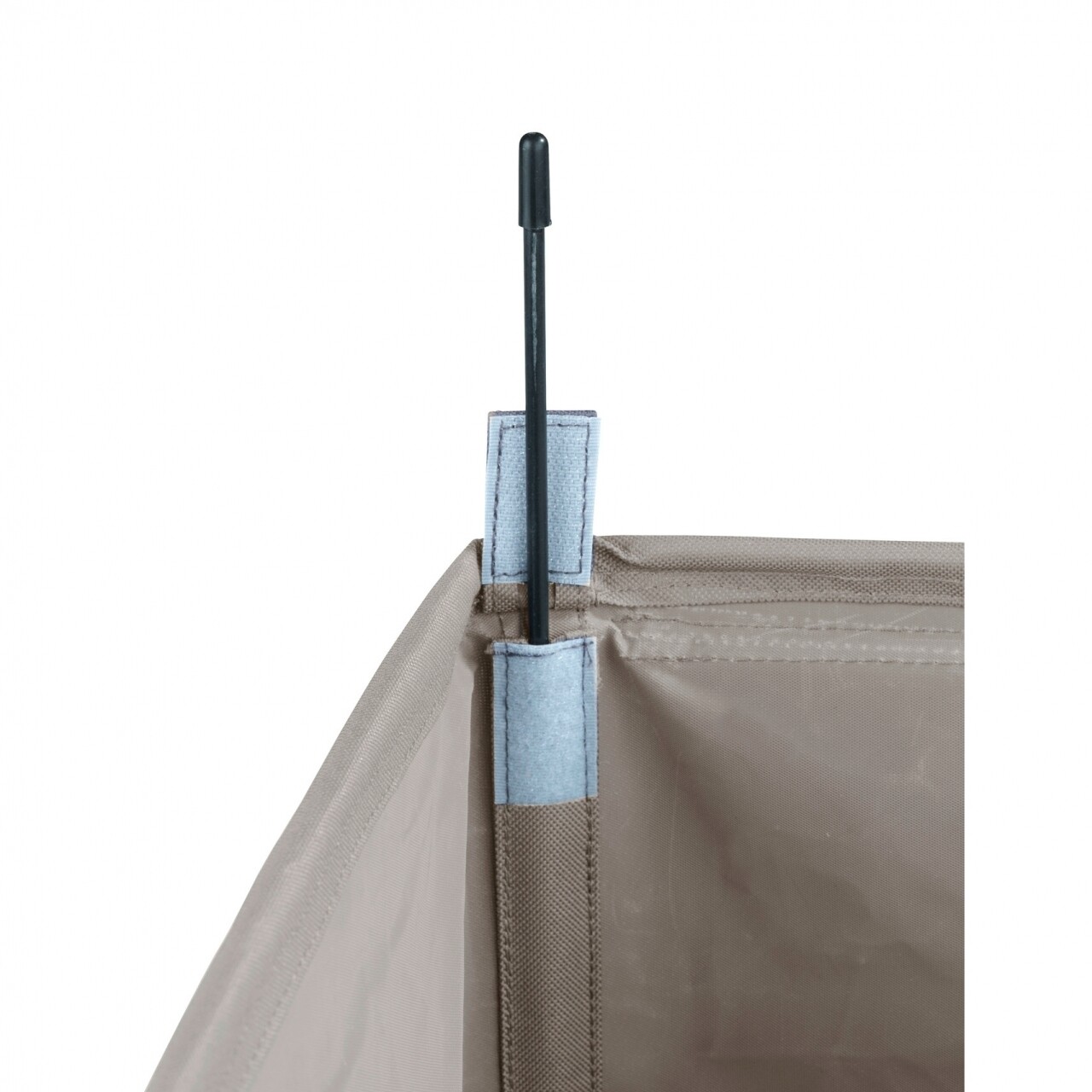 Cos pentru rufe cu 3 compartimente, mobil, Trivo Beige, Wenko, poliester/poliamida, 116 l, bej - 2 | YEO