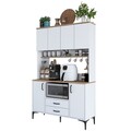 Dulap multifunctional, Rani, JE168, Alb/Maro