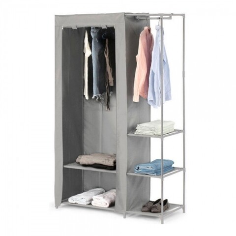 Dulap demontabil confortime, 105x43x172 cm, tnt, gri