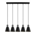 Lustra, Opviq, 892OPV1647, Metal, Negru/Nichel