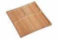 Platou pentru aperitive, Kosova, Brown, bambus, 25x25 cm