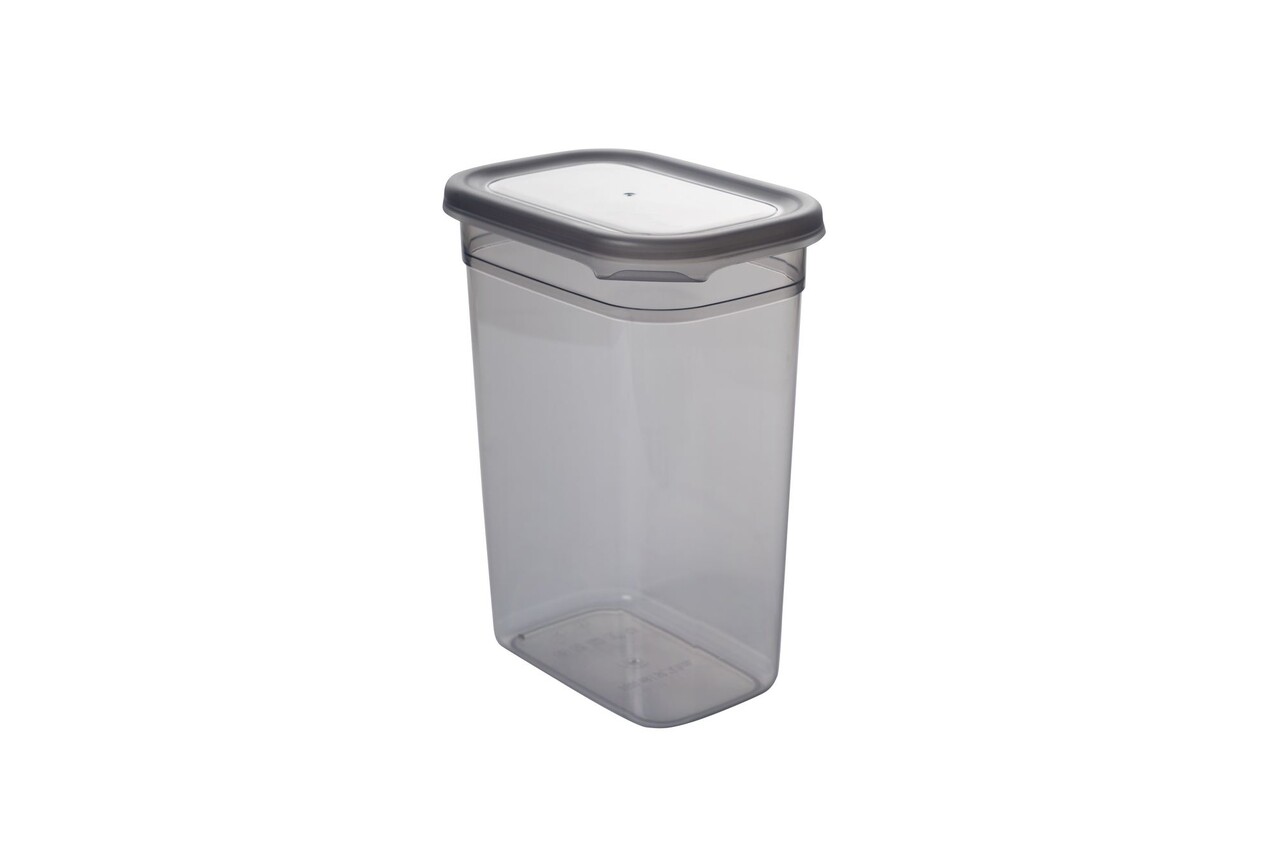 Set recipiente depozitare, Hermia, 964FRM5341, Dimensiune: 14 x 14 x 10 cm / 1150 ml (4 bucăți), Antracit - view 3