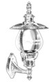 Lampa de exterior, Avonni, 685AVN1342, Plastic ABS, Maro
