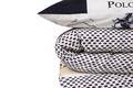Lenjerie de pat dubla, 3 piese, 200x200 cm, 100% bumbac ranforce, Beverly Hills Polo Club, BHPC 027, crem