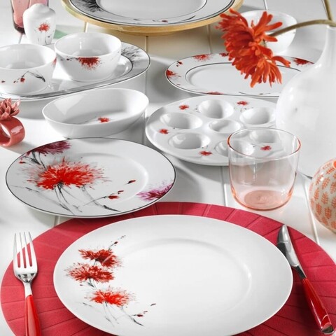 Serviciu de masa, 35 piese, kutahya porselen, lb35bs42010342, portelan, multicolor