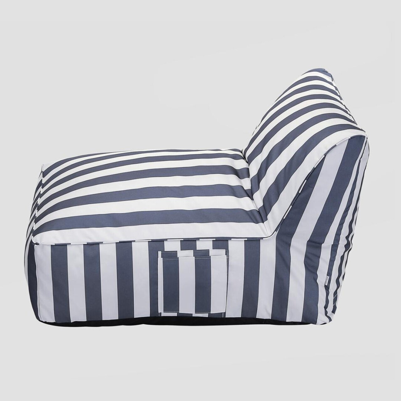 Sezlong Maris, Homla, 102x72x65 cm, poliester/spuma, alb/albastru - view 3