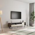 Comoda TV, Inarch, Luga, Gri / Travertin