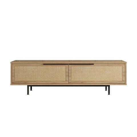 Comoda TV, Locelso, On1-Su, 160x45.1x35.5 cm, PAL, Nuc / Stejar