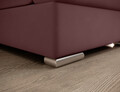Coltar extensibil stanga 3 locuri ELTAP, LT-24VE, Siber, 270x186x93 cm, lemn/poliester, roz inchis
