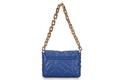 Geanta, Lucky Bees, 520 Sax Blue, piele ecologica, albastru