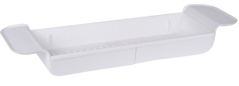 Suport de baie extensibil, 55x17x7.7 cm, polipropilena