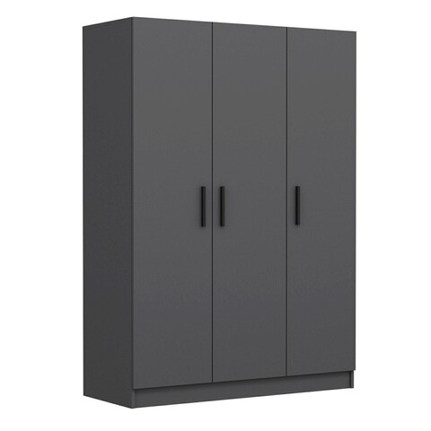 Dulap pentru haine, Minerva, Kale Anthracite, 135x190x52 cm, PAL, Antracit