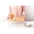 Tocator pentru legume, Brabantia, Profile, 40x25x1.8 cm, lemn de fag, natural