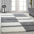 Covor Shaggy Kenya, Decorino, 120x170 cm, polipropilena, gri
