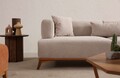 Canapea 3 locuri, Atelier del Sofa, 560ARE5210, Cadru: Lemn și PAL, Crem