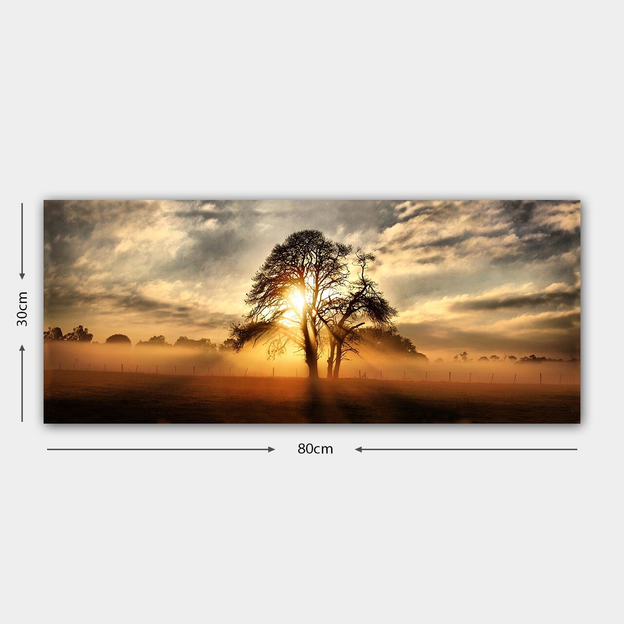 Tablou decorativ, YTYDRSHR8839_3080, 30 x 80 cm, Multicolor - view 2