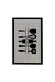 Covor, CLR-5081-140-4, 140x300 cm, Poliester, Negru