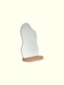 Oglinda cosmetica, Lumisfera, Crystal Dew Medium, Sticla/MDF, Lemn