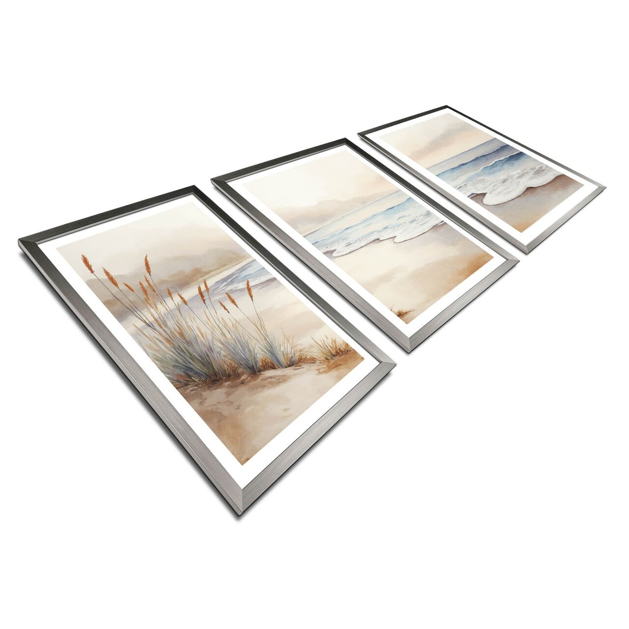 Set 3 tablouri decorative, 3Pantct-021, Cadru: 100% LEMN (Grosime: 1,9 cm), Multicolor - view 3