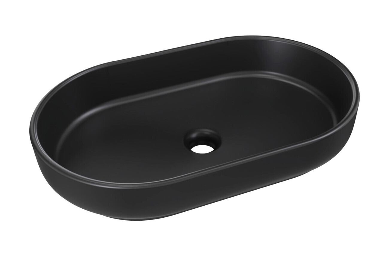 Set mobiler baie, dulap cu lavoar, 80 cm Wotan, Xilo, Comad, MDF/PAL laminat, stejar wotan/ gri piatra — imaginea 3