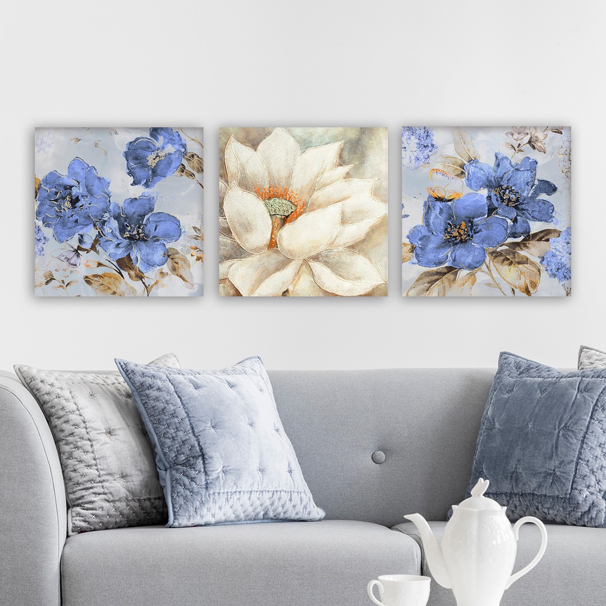 Tablou decorativ, P6619748772, Canvas, Rama din lemn (grosime 3 cm), Multicolor